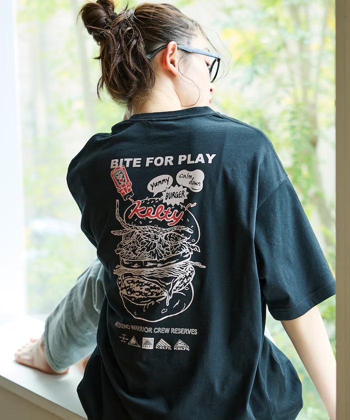 日本 Kelty x Freak's Store 別注 Burger Print T-Shirt