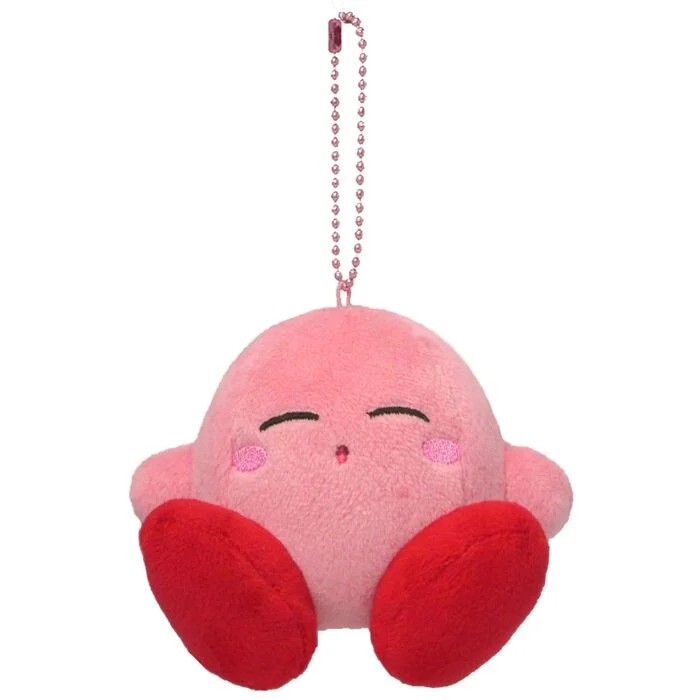 Nintendo San Ei Kirby Plush Keychain KPM05 Kirby (Sleeping) 122551
