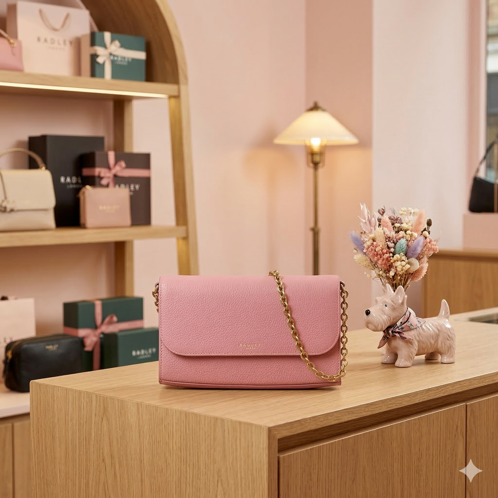 【預購】K031768  Radley London The Rathbone 皮革大號手機斜揹包