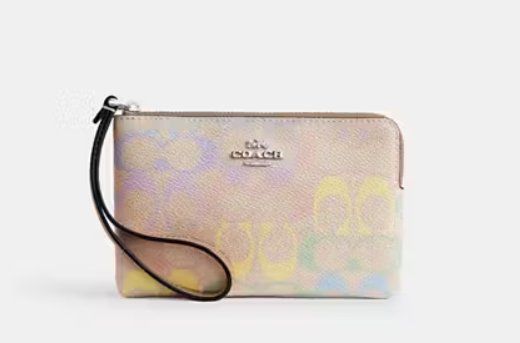 [S] COACH SV/SAND MULTI CDF28 CRN ZIP RNBW SIG, 198685109283 (SCO1225)