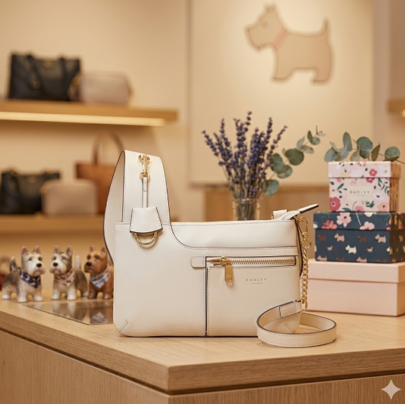 【預購】K031772  Radley London Pockets Icon 皮革迷你拉鍊斜揹包