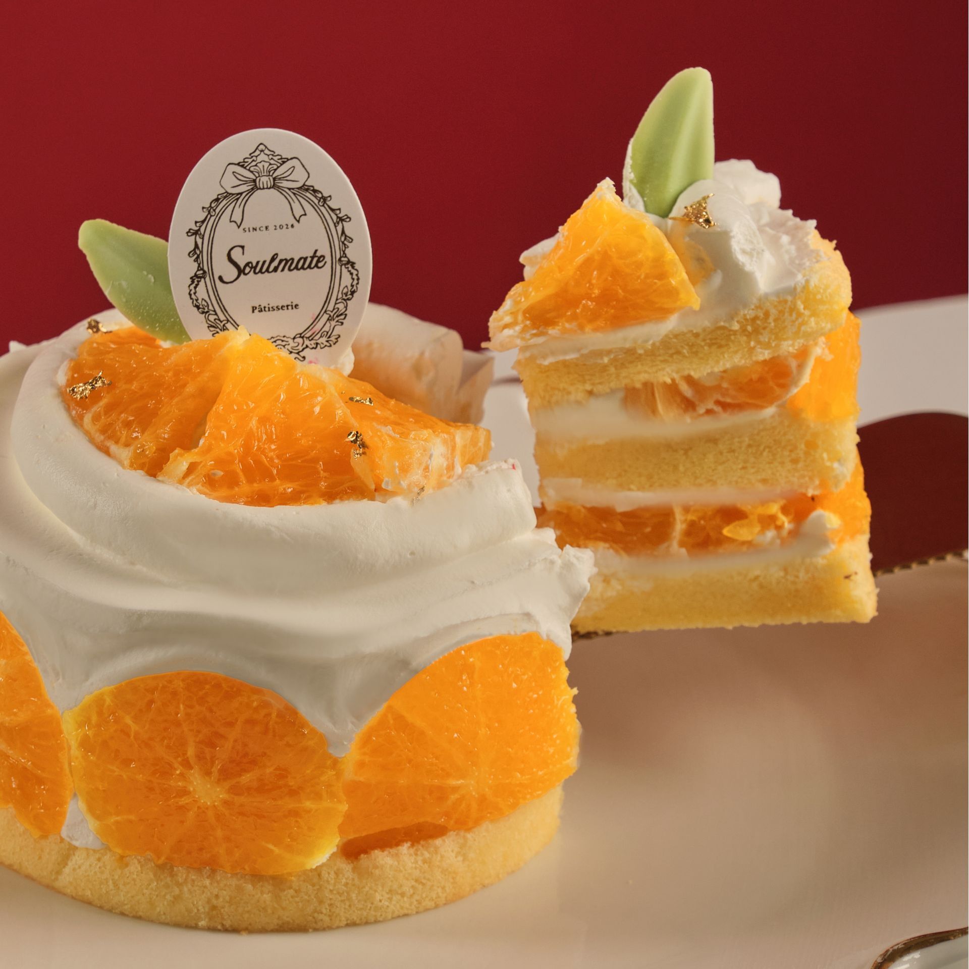 日本蜜柑 忌廉蛋糕