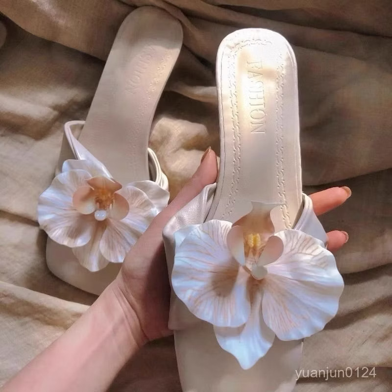 海邊度假鮮花涼鞋🌼