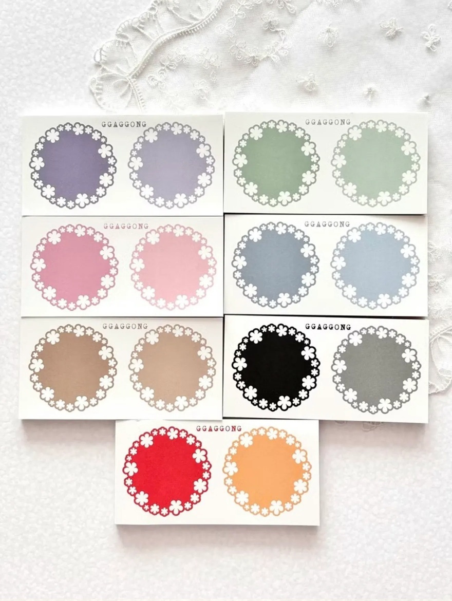 韓國 ggaggong．花框 ver.2 便條紙本