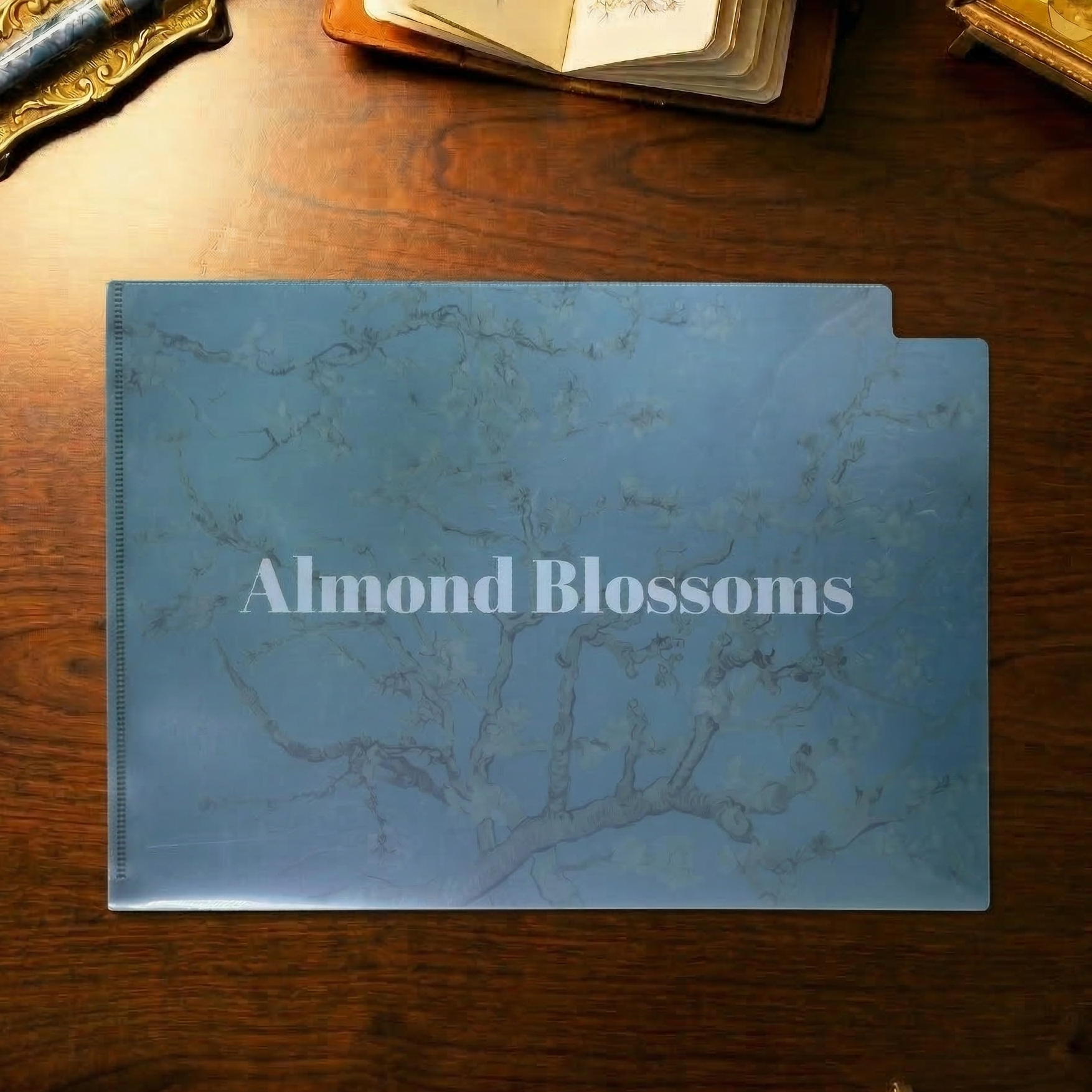 印象派 三層Ｌ夾｜ 梵谷《盛開的杏花》