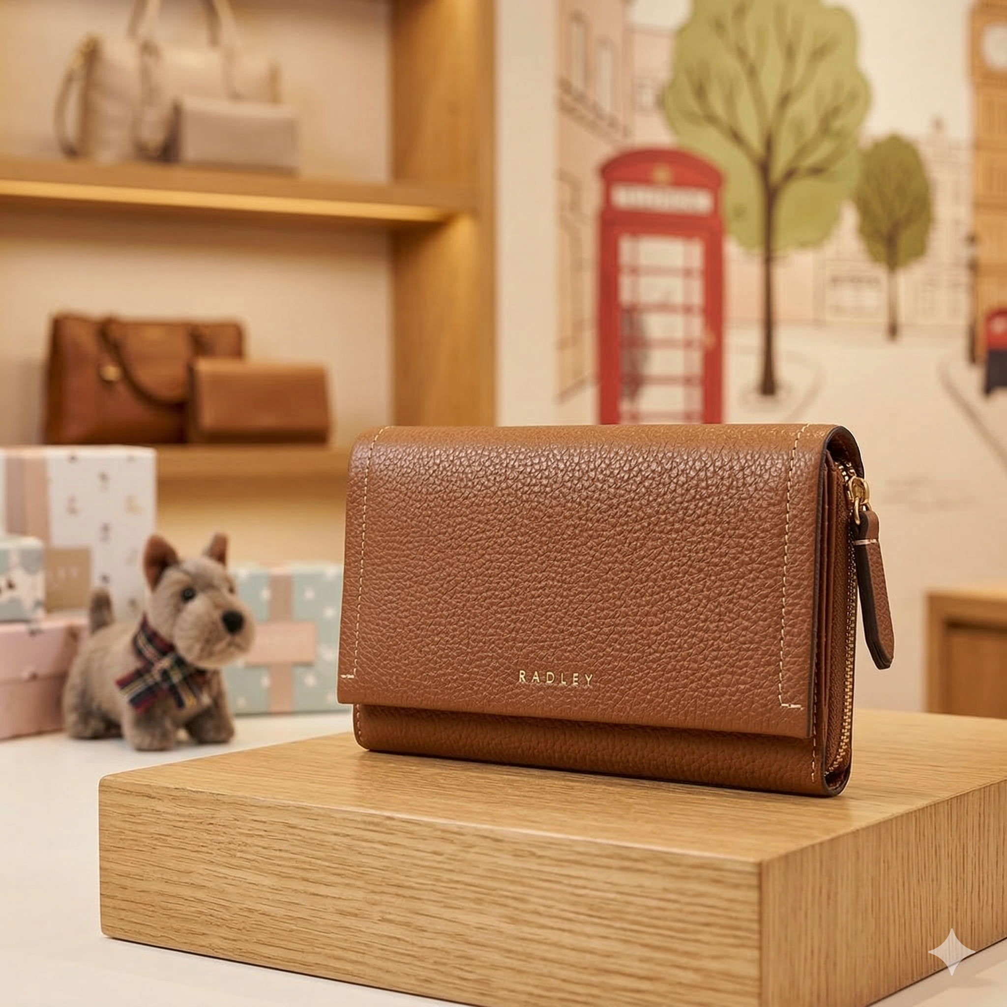 【預購】RADLEY LONDON H031208 真皮翻蓋長銀包