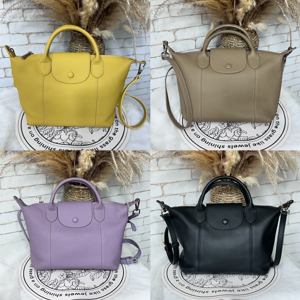 （P)  牛皮經典水餃包 - MH99-36  #1703HB