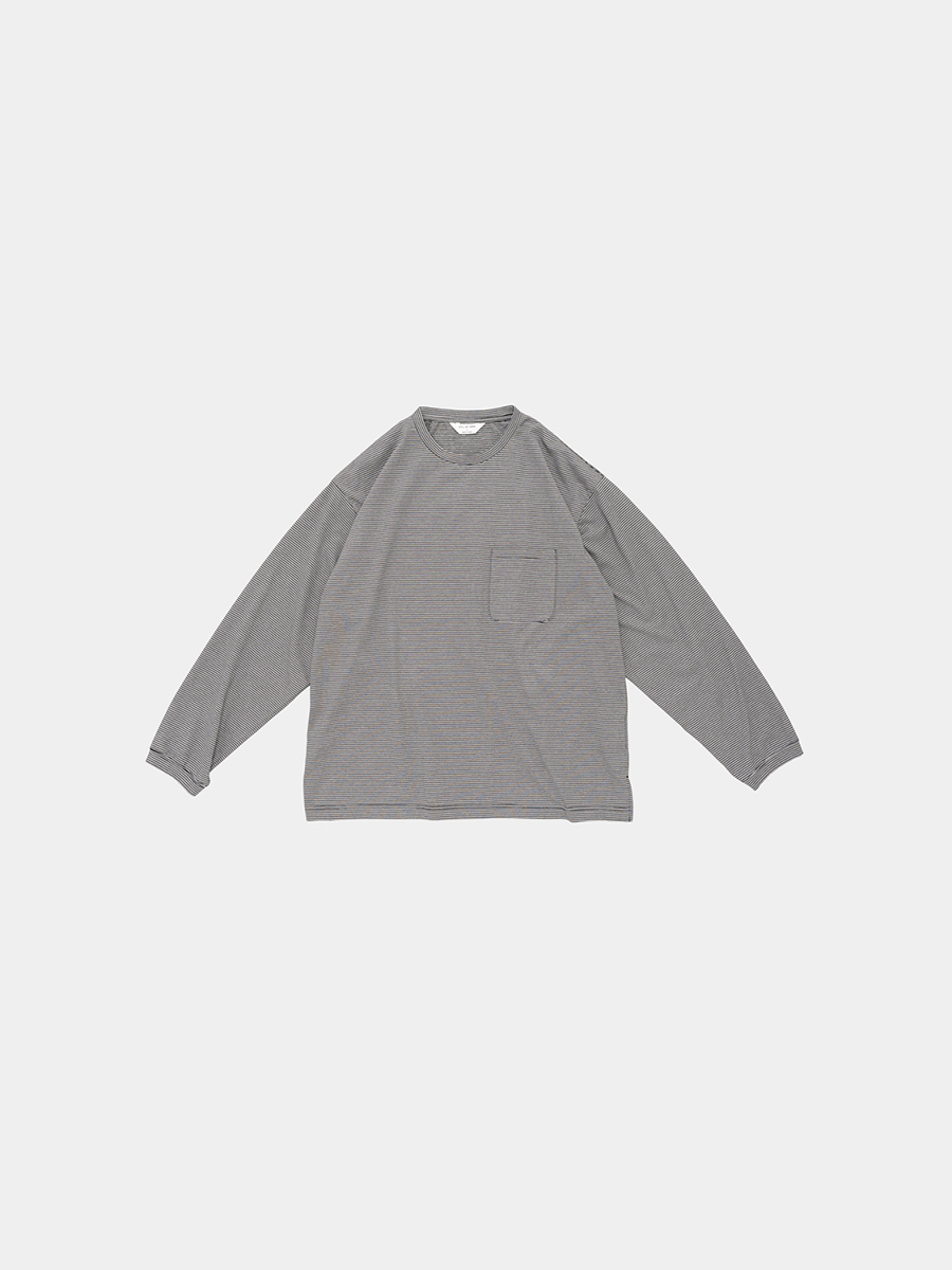 トップス STILL BY HAND Striped long sleeve 46 Still By Hand Striped Long Sleeve CS04261