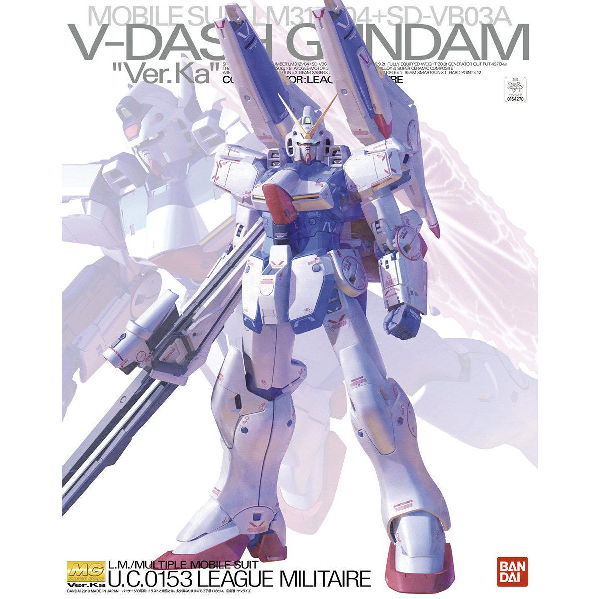 [V GUNDAM] MG 1/100 LM312V04+SD-VB03A V-Dash Gundam Ver. Ka