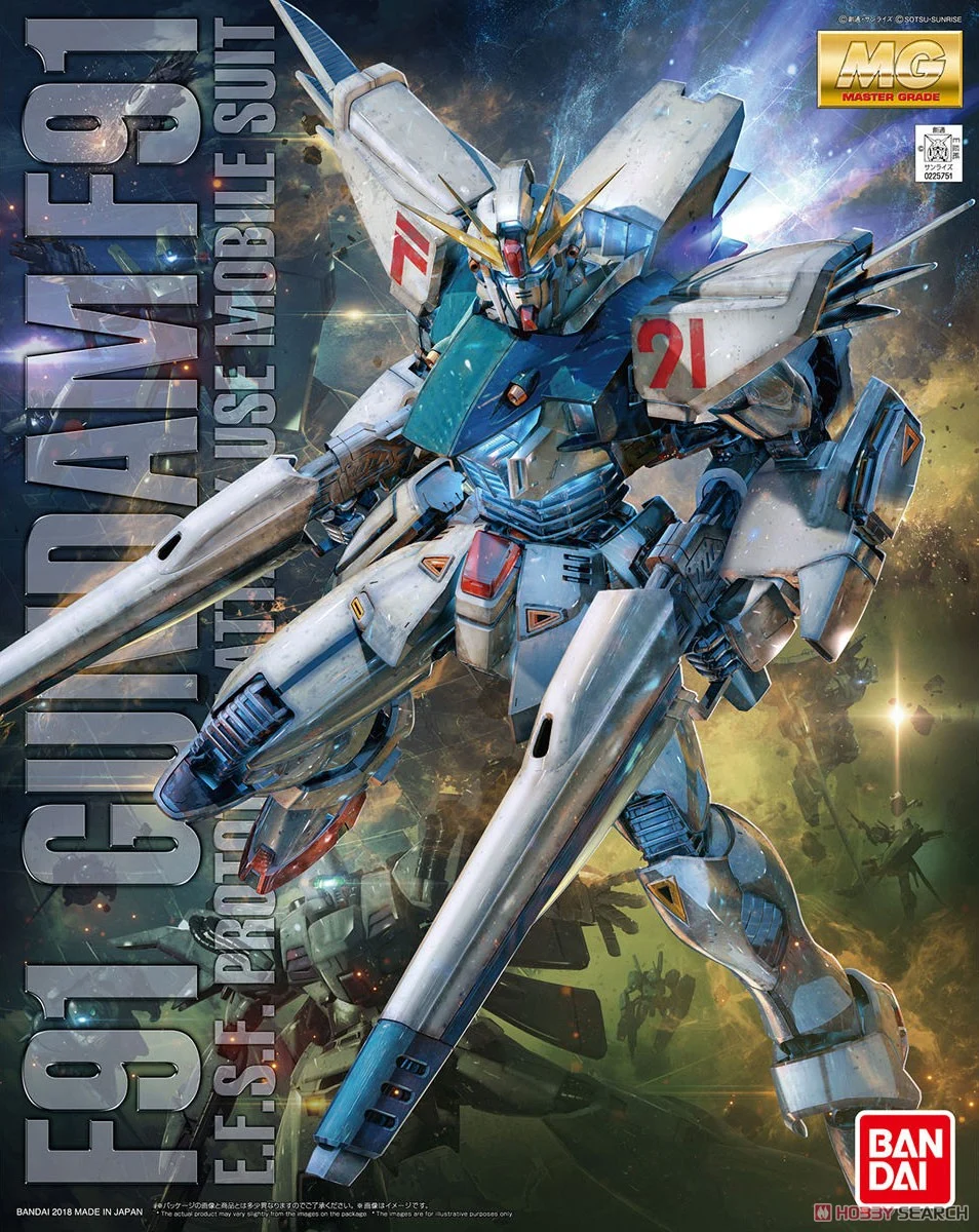 萬代 MG 1/100 MG F91鋼彈 2.0 組裝模型