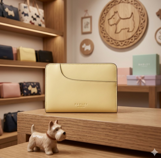 【預購】RADLEY LONDON H031719 經典全皮革中型對摺錢包