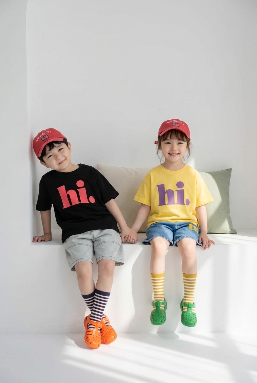 正韓夏Orangemom 五色HI多彩上衣