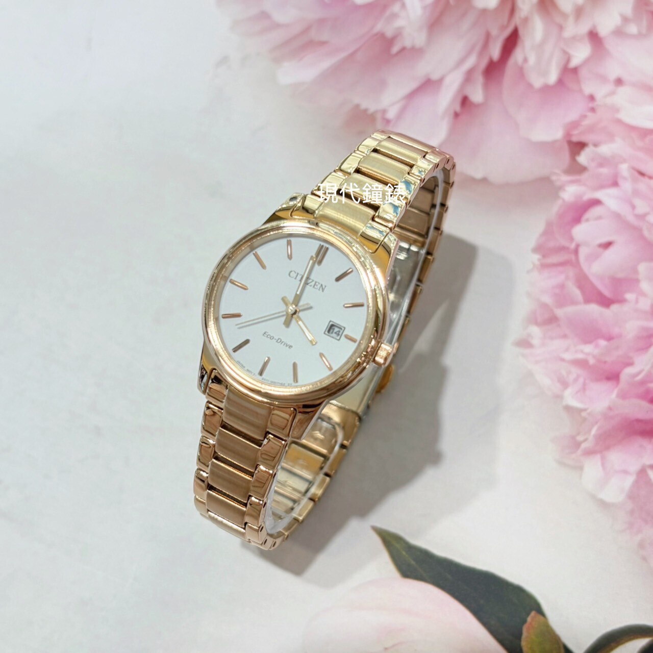 【CITIZEN 星辰】星辰 簡約經典腕錶EW2313-93A 28mm 現代鐘錶