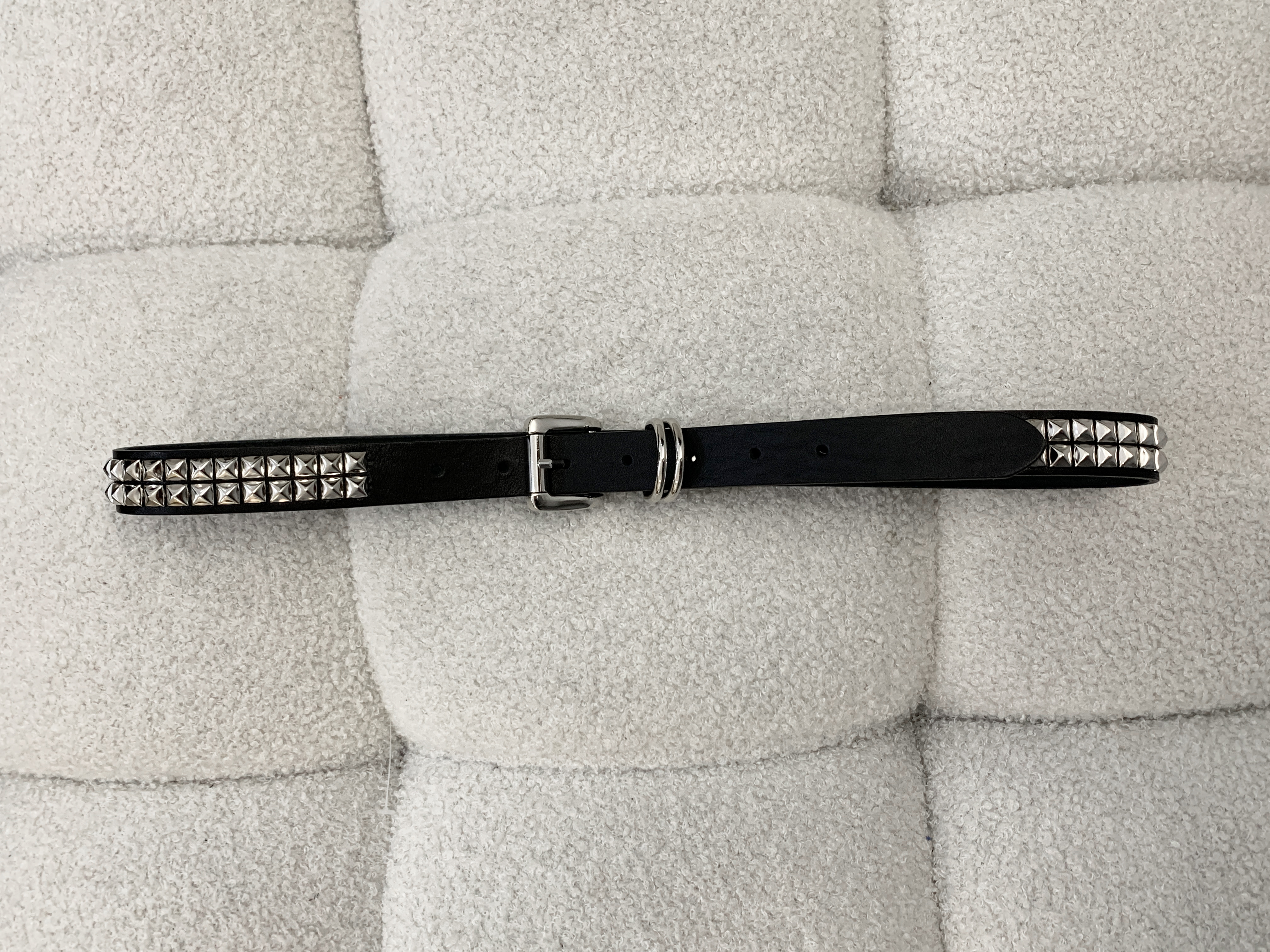 雙釦環鉚釘皮帶