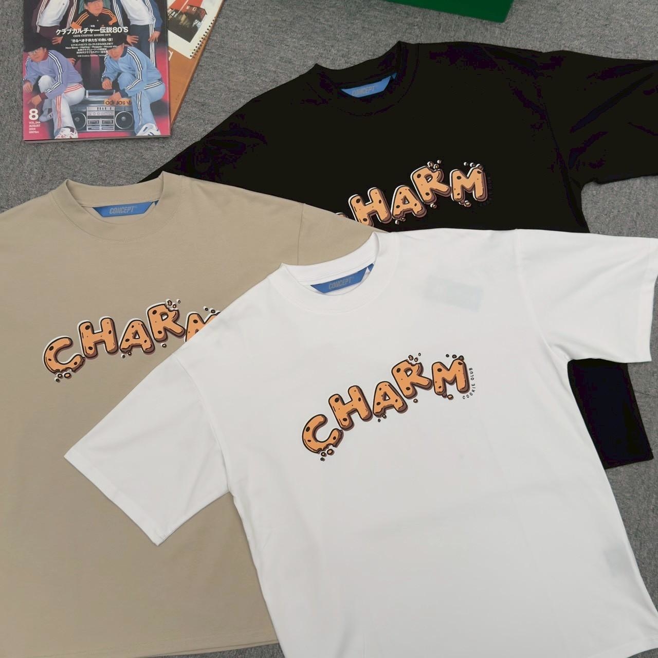 【涼感系列】餅乾字母印花短T 81171