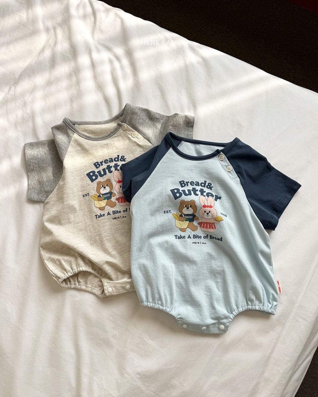 正韓夏hereiam 熊熊兔兔包屁衣