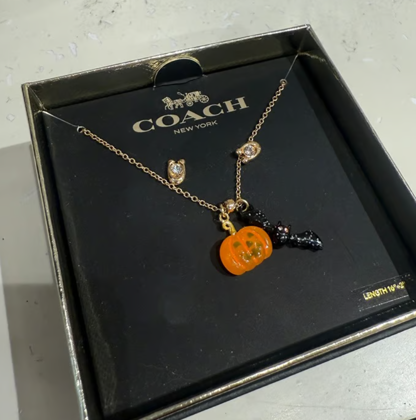 [S] COACH CZ006 PUMP BAT NCK SET,GOLD/MULTICOLOR, 889295637906 (SCO1064)