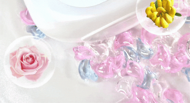 Dear PURE 四合一洗衣膠球 使用容量說明圖