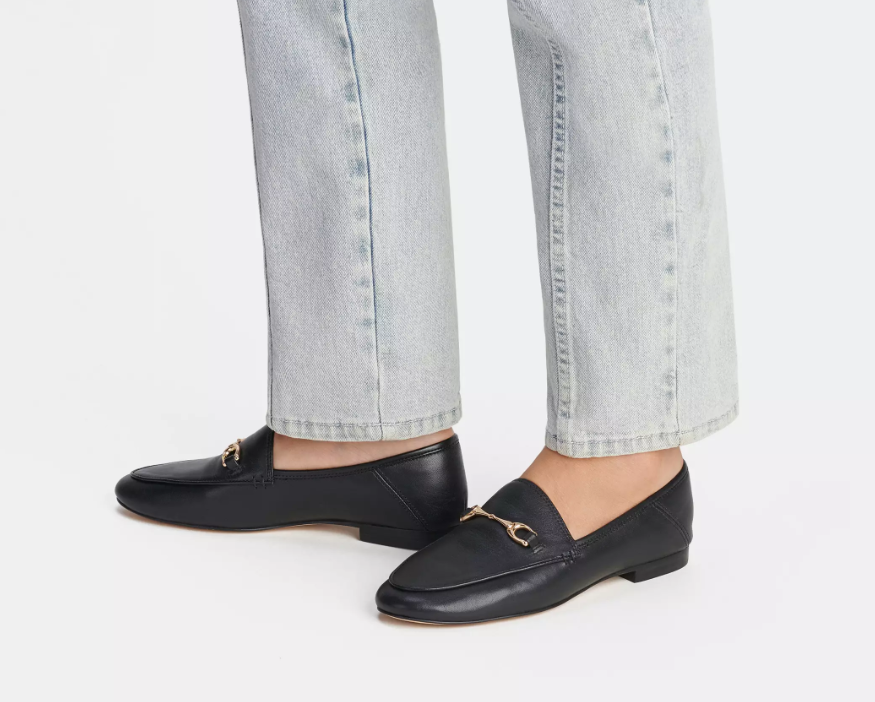 [S] COACH HALEY LEATHER LOAFER,BLACK, G3110-BLK, SCO777 [FINAL SALE] (SCO777)