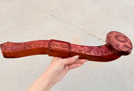 0317JX65-萬壽宮day3-雷擊棗木暗八仙如意擺件（G16）