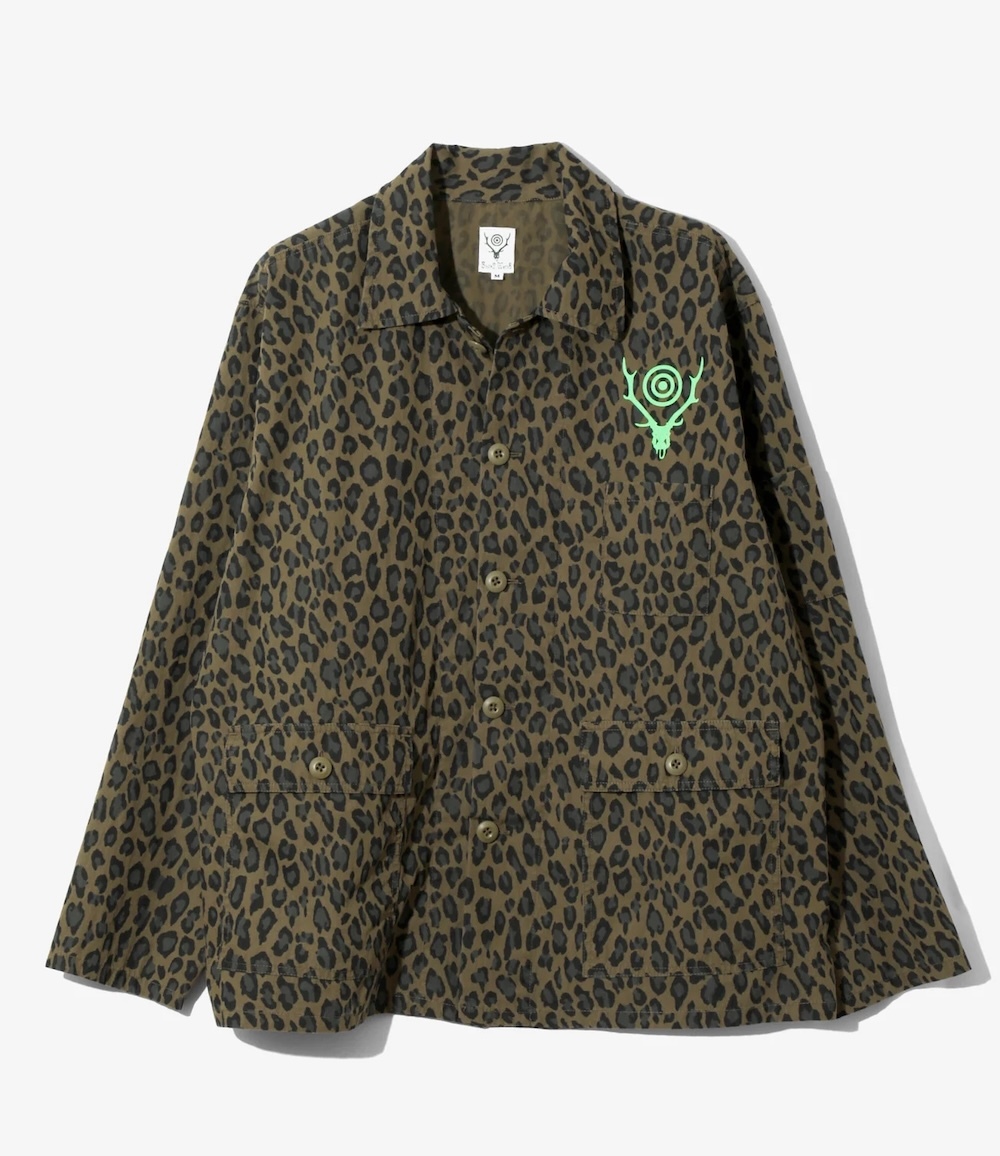 South2 West8 - SX664 Ranger Shirt - C/N Poplin / Leopard