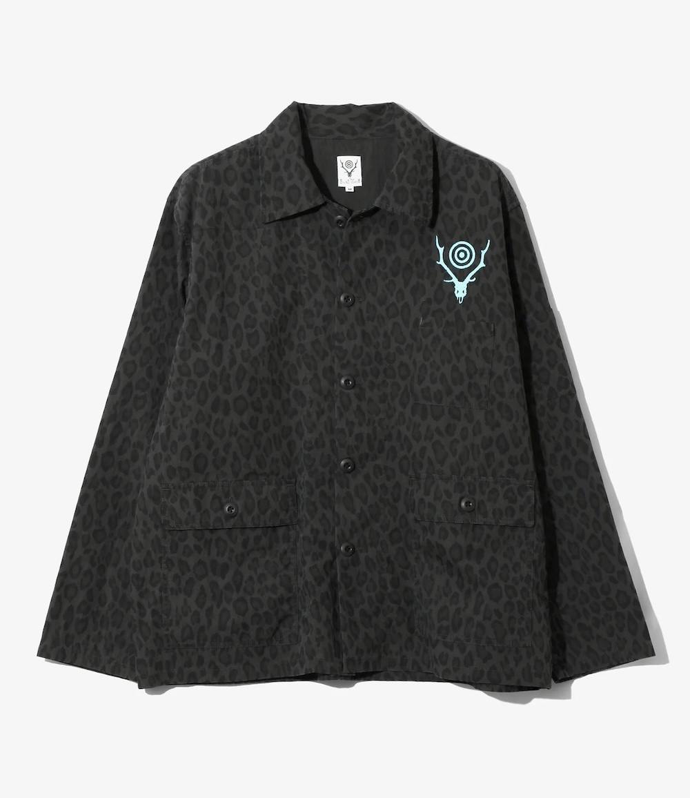 South2 West8 - SX664 Ranger Shirt - C/N Poplin / Leopard