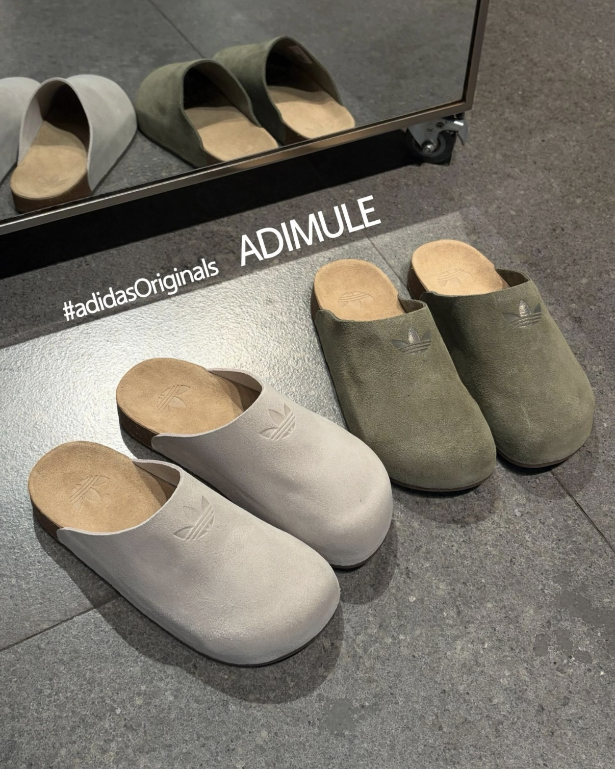 ADIDAS ORIGINALS ADIMULE 麂皮 勃肯鞋 穆勒鞋 懶人鞋 包頭 拖鞋 共3色