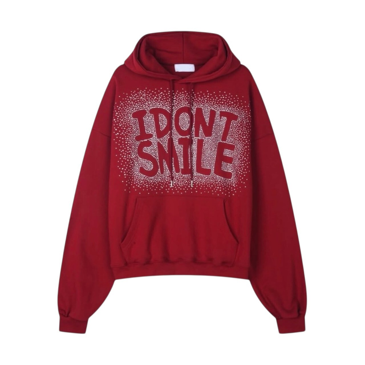 《K》「IDONT SMILE」水鑽字帽T