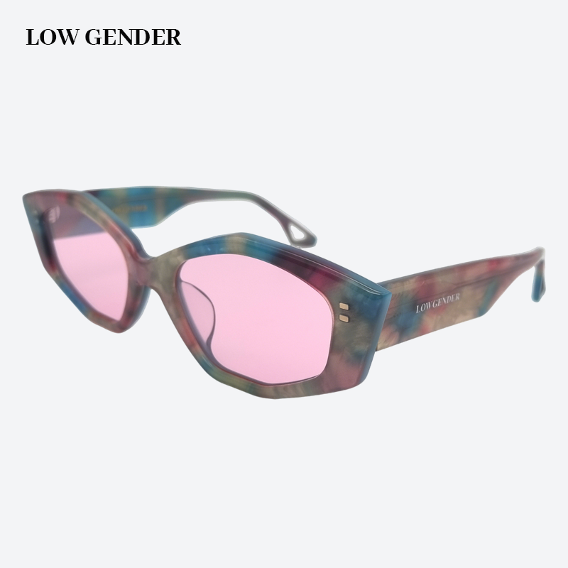 WS014 A14 彩虹色/粉片 太陽眼鏡 尺寸(mm): 55-21-148 41g