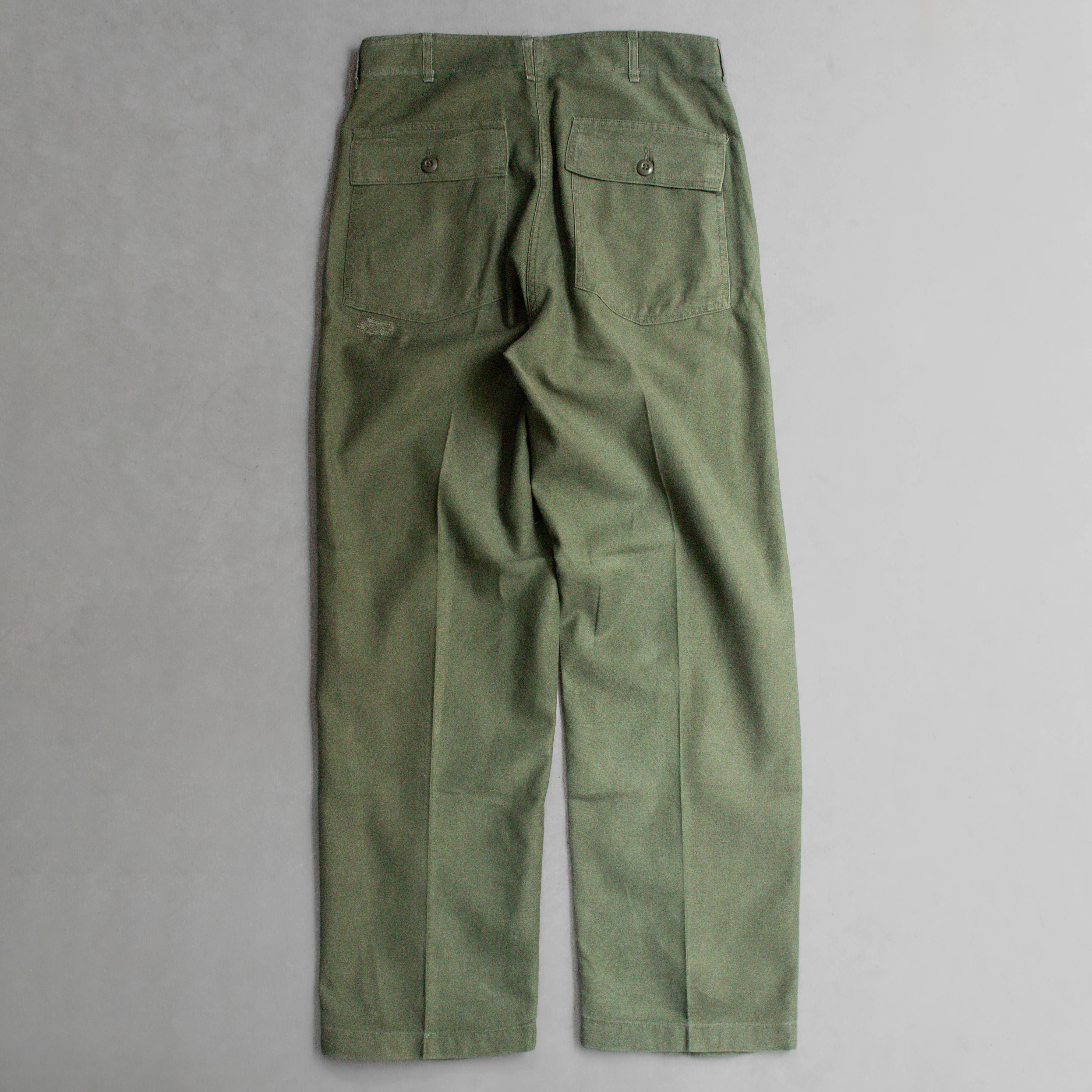 60S US ARMY OG107 FATIGUE PANTS 美軍 公發 軍綠 軍褲 長褲 B