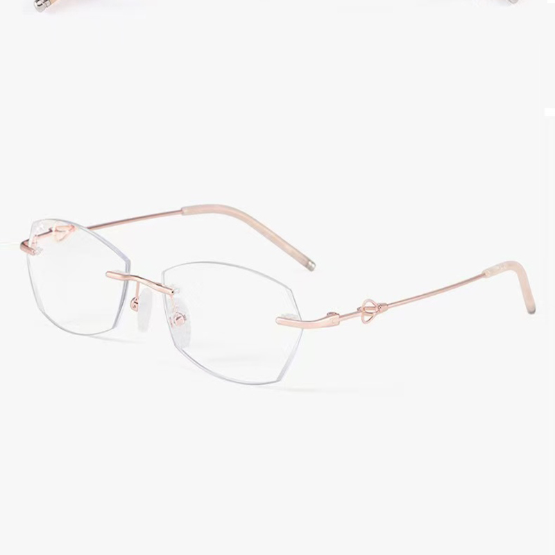 WS031 B5 時尚年輕超輕鈦防藍光疲勞眼鏡太陽眼鏡 透明色 送配飾鏈