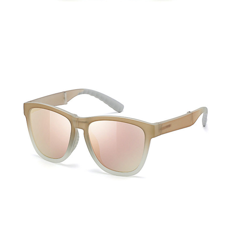 WS034 B8 折疊運動鏡 漸變棕灰炫彩標