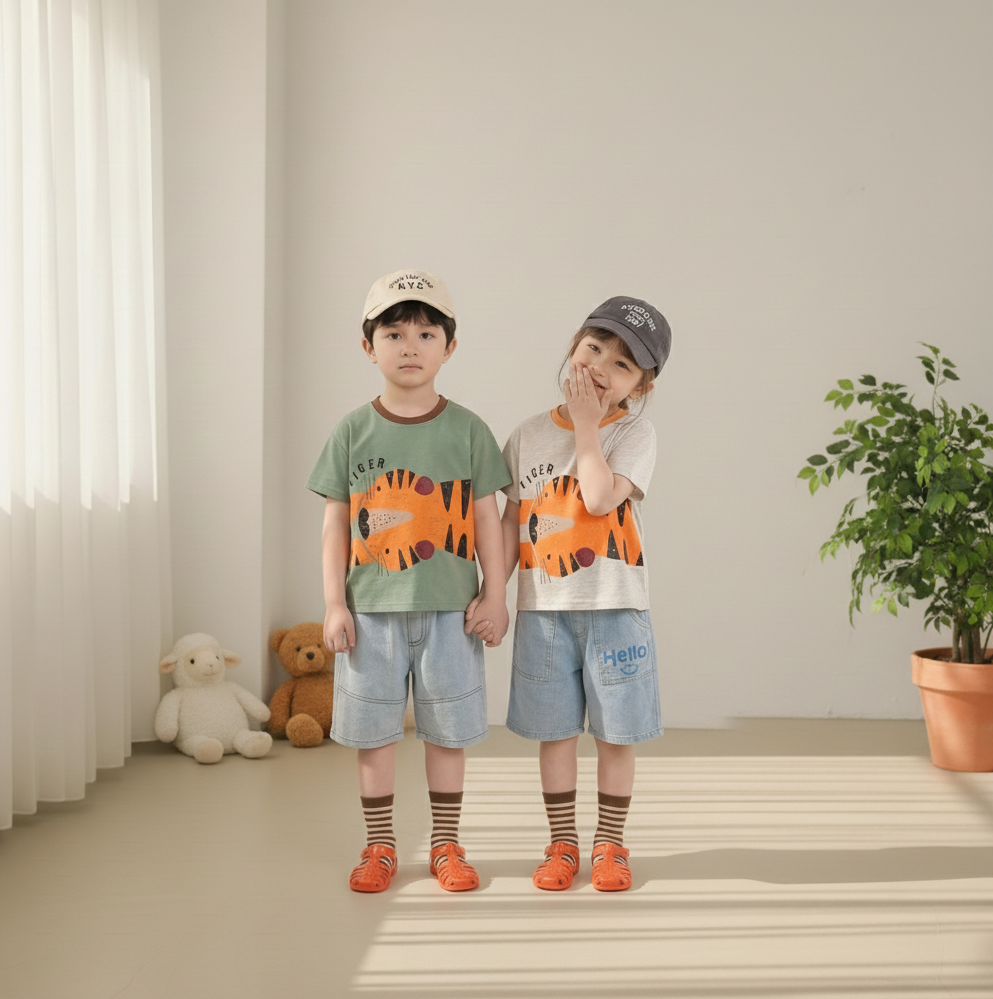 正韓夏Orangemom 三色hi牛仔短褲