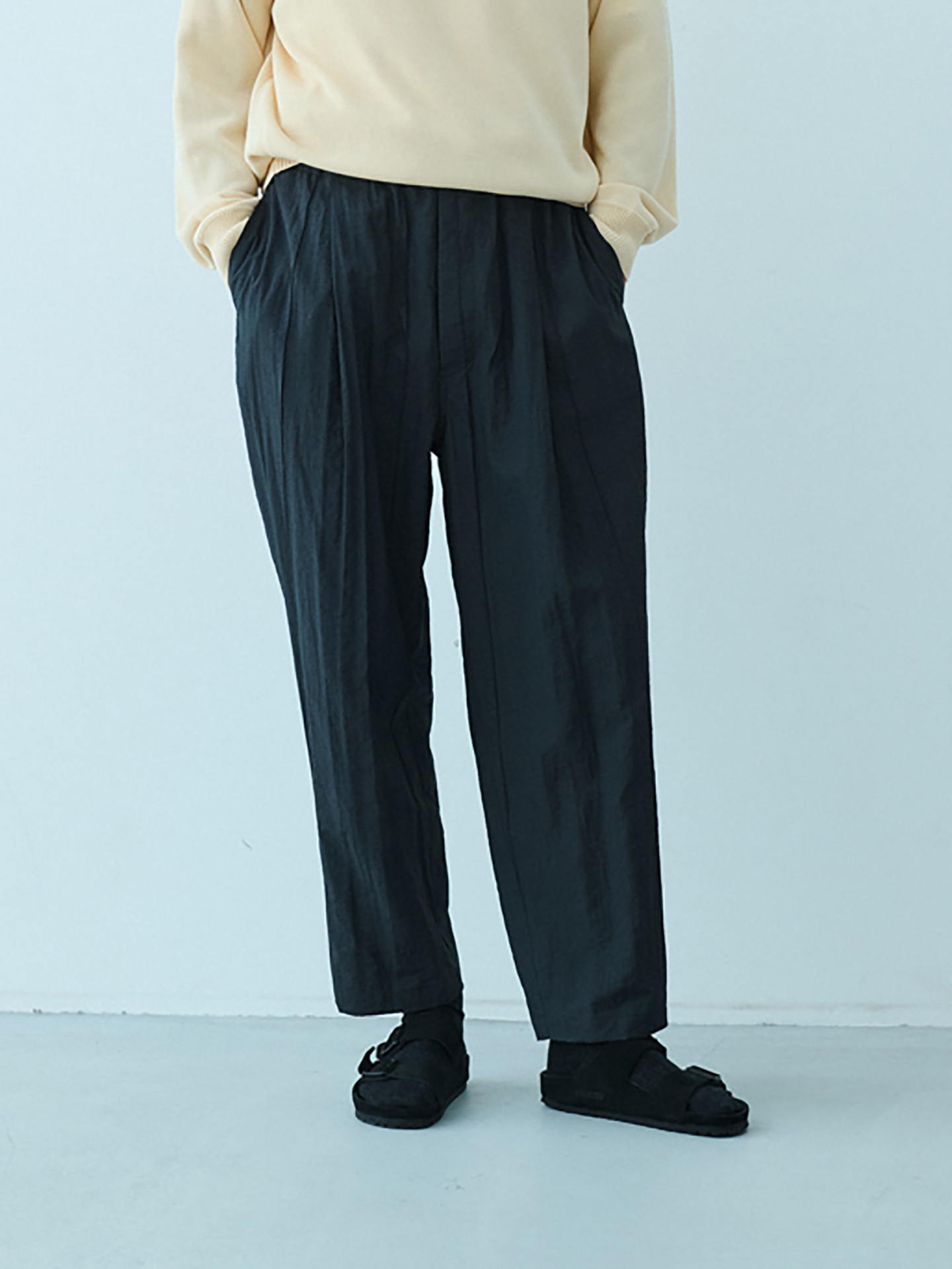 Still By Hand Pin Tuck Easy Pants PT07261