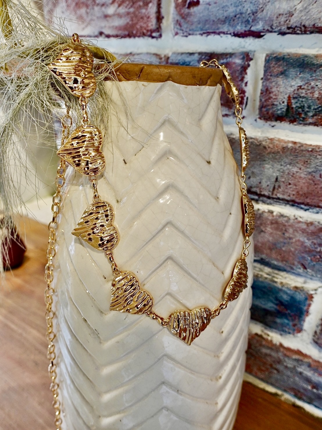 Lux Gold金色愛心腰鍊