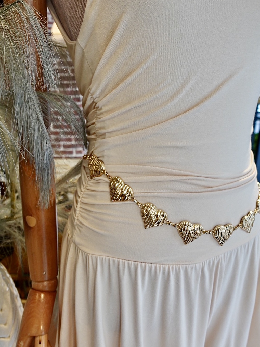 Lux Gold金色愛心腰鍊