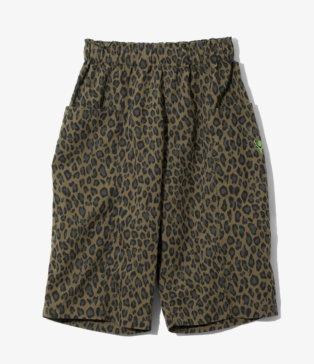 South2 West8 - SX665 Army String Cropped Pant - C/N Poplin / Leopard