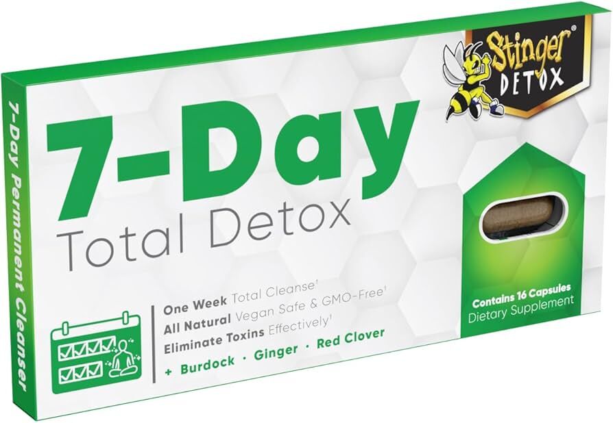 Stinger Detox - 七日全方位淨化配方 & 派對後補血沖泡果汁組 7-Day Total Detox Permanent Cleanser / Anti-Buzz Drink Mix