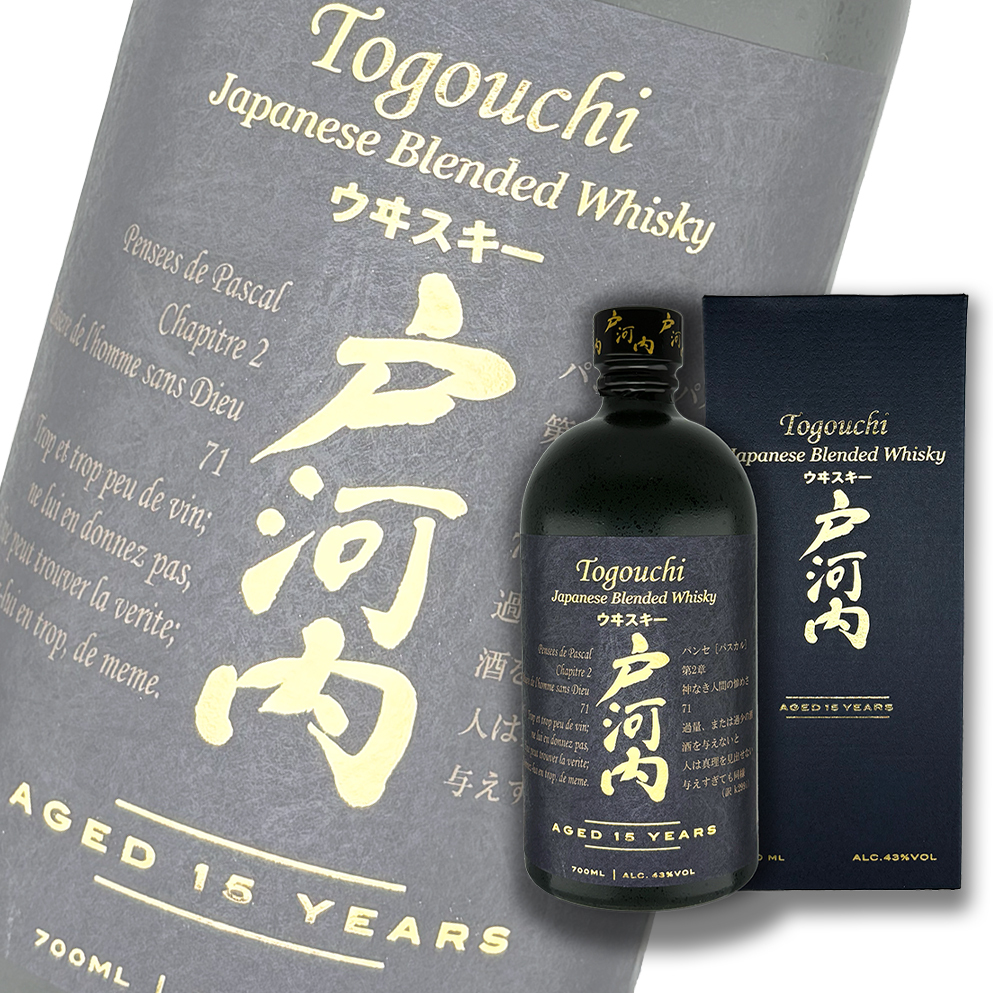 Togouchi 15 Years Old Blended Whisky 700ml Gift Box