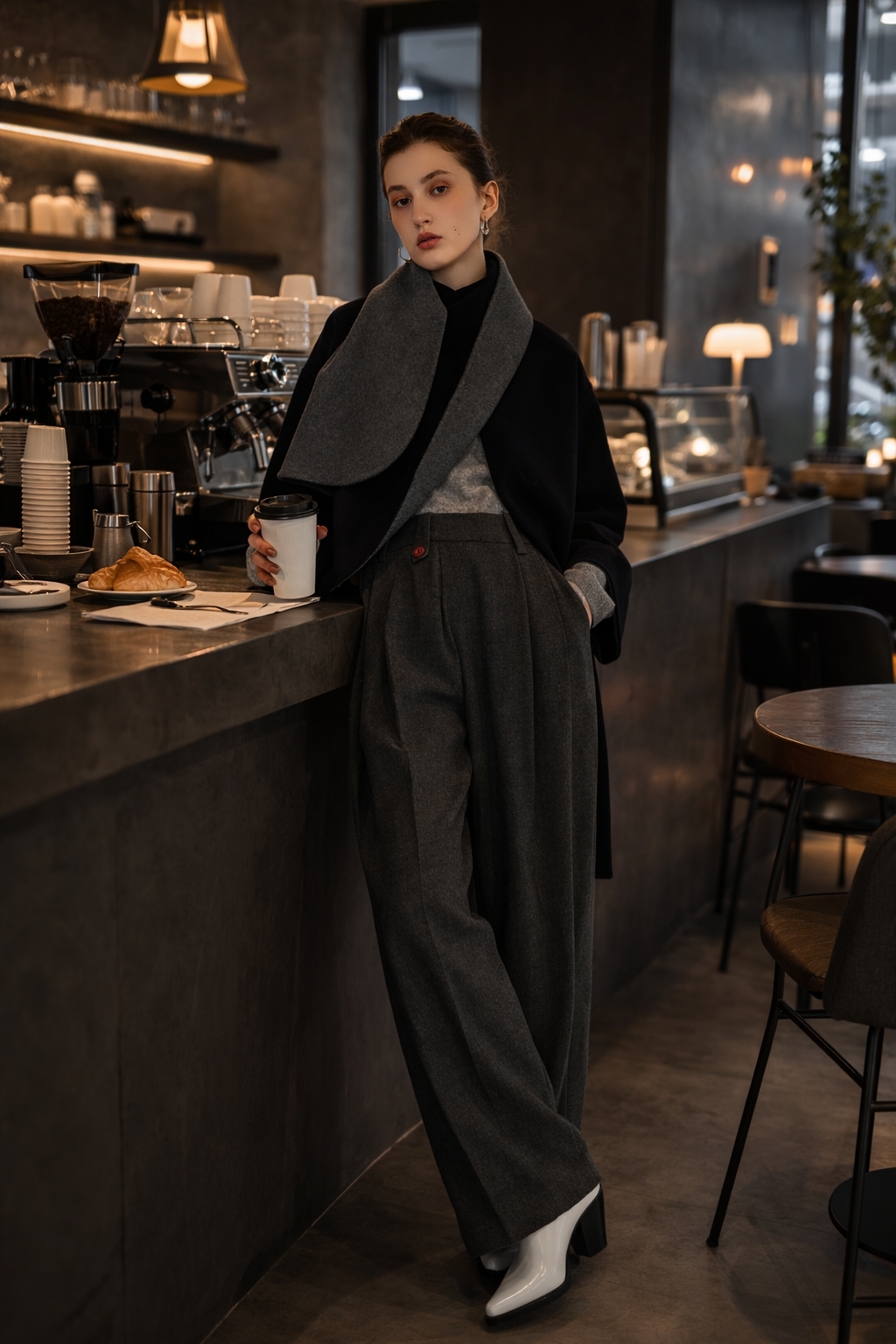 披掛式穿法:流動感與氣場並存