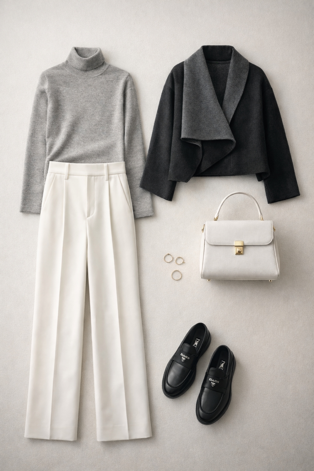 收束式穿法:俐落比例的現代感