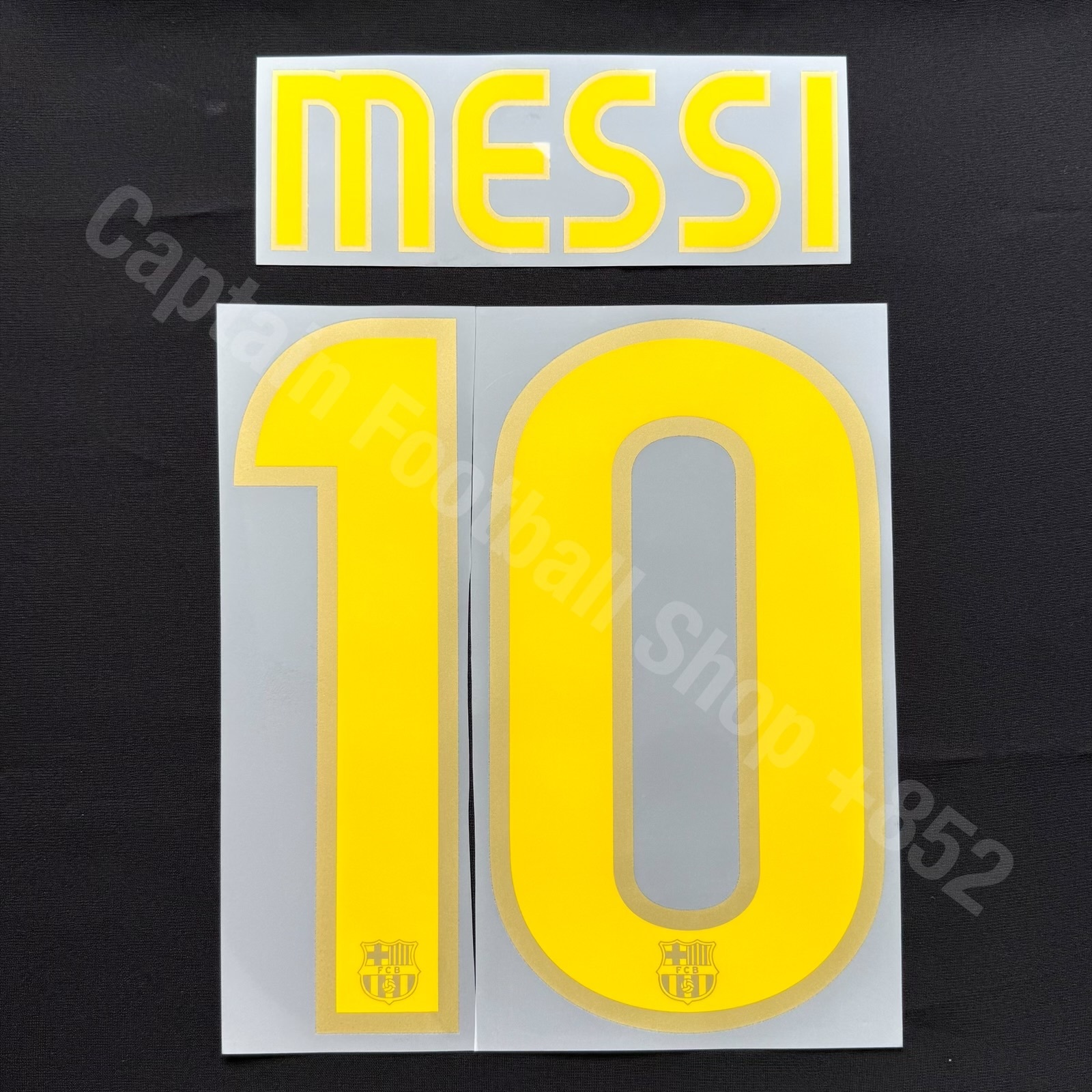 Official FC Barcelona 2008-2009 Home Nameset #10 MESSI