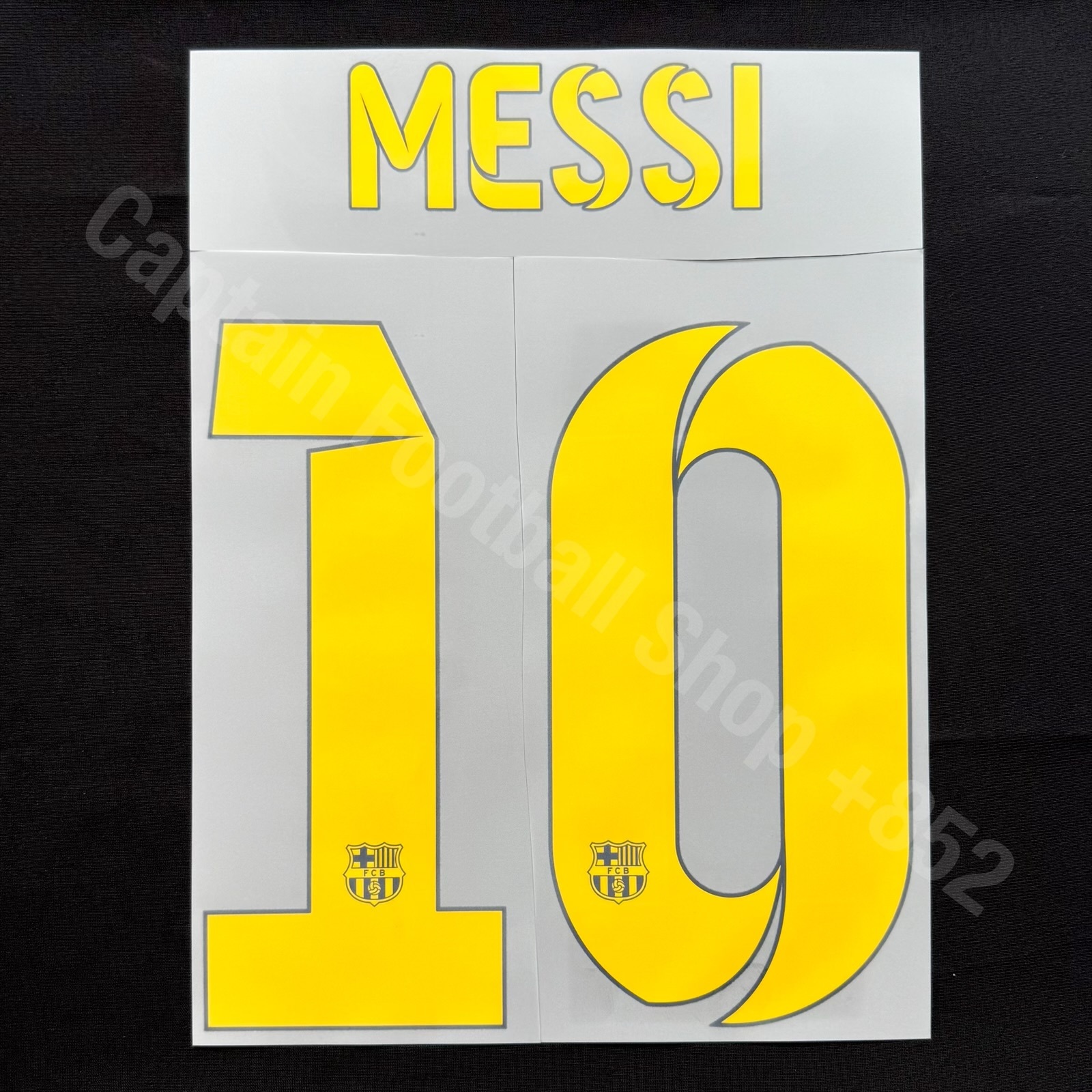 Official FC Barcelona 2014-2015 Home Nameset #10 MESSI