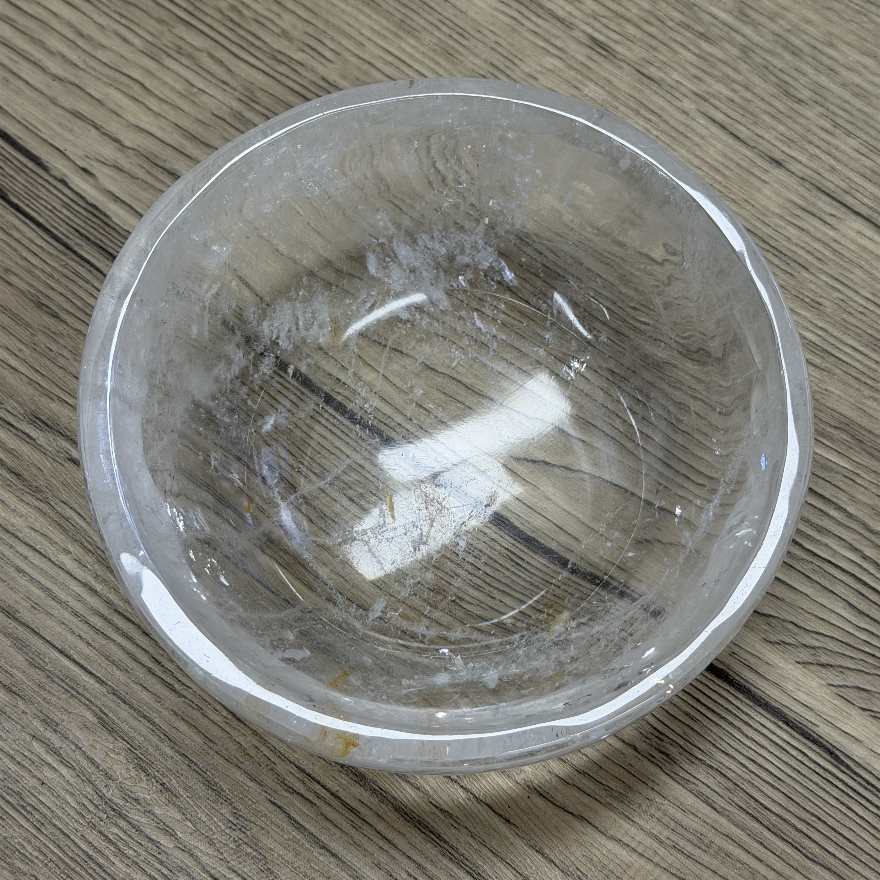 高品質白水晶碗13cm  WD2260