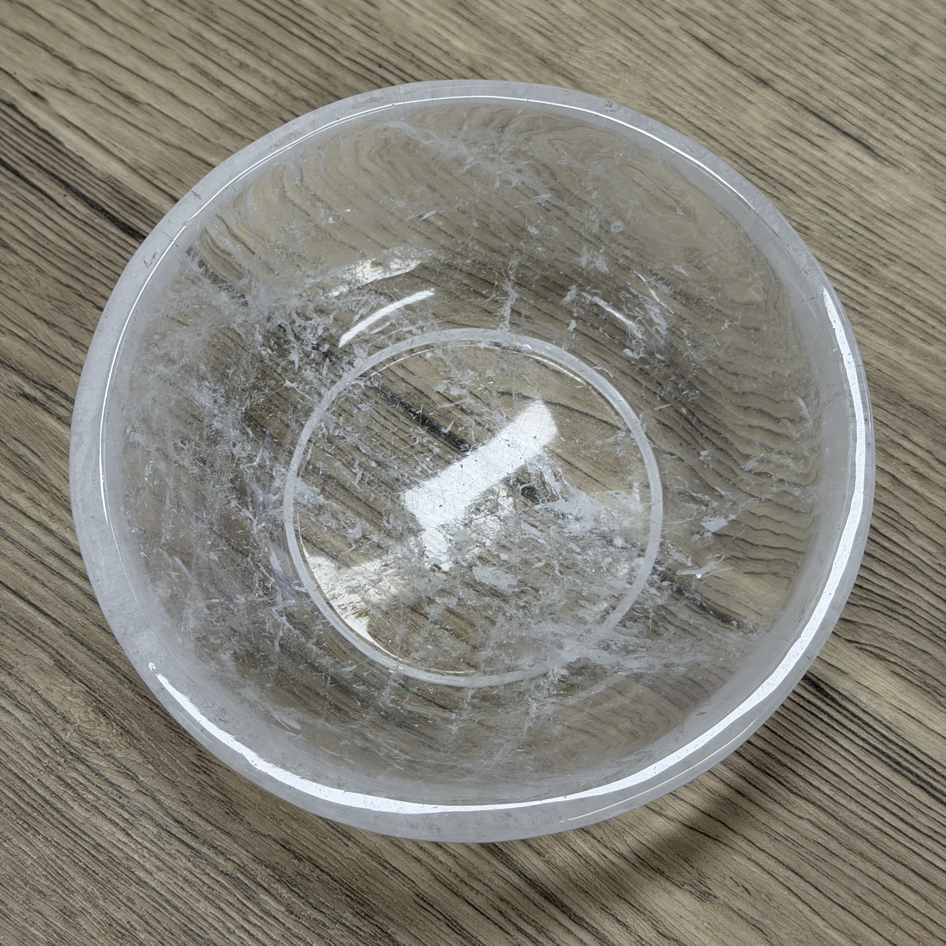 高品質白水晶碗13.5cm  WD2258