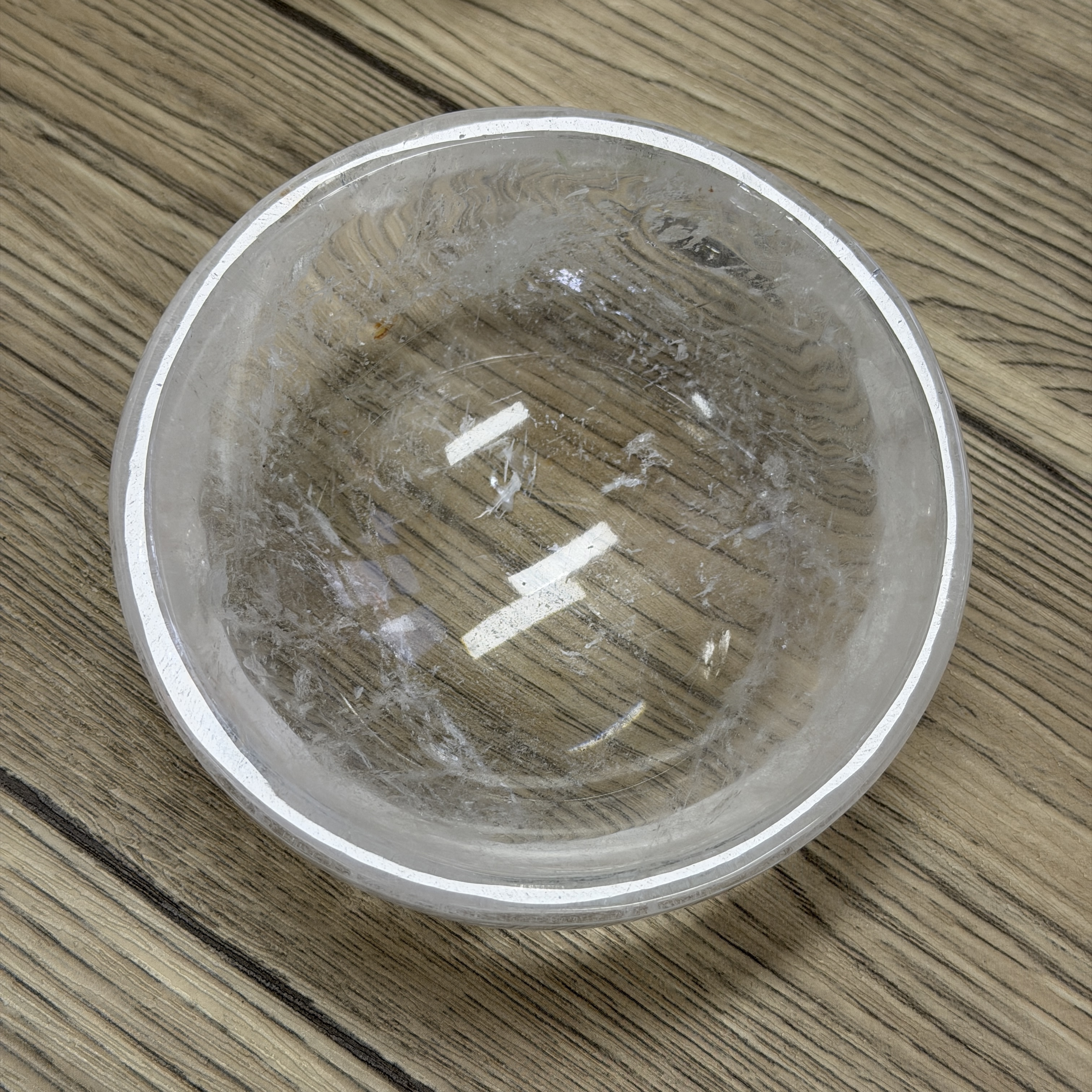 高品質白水晶碗11cm  WD2255