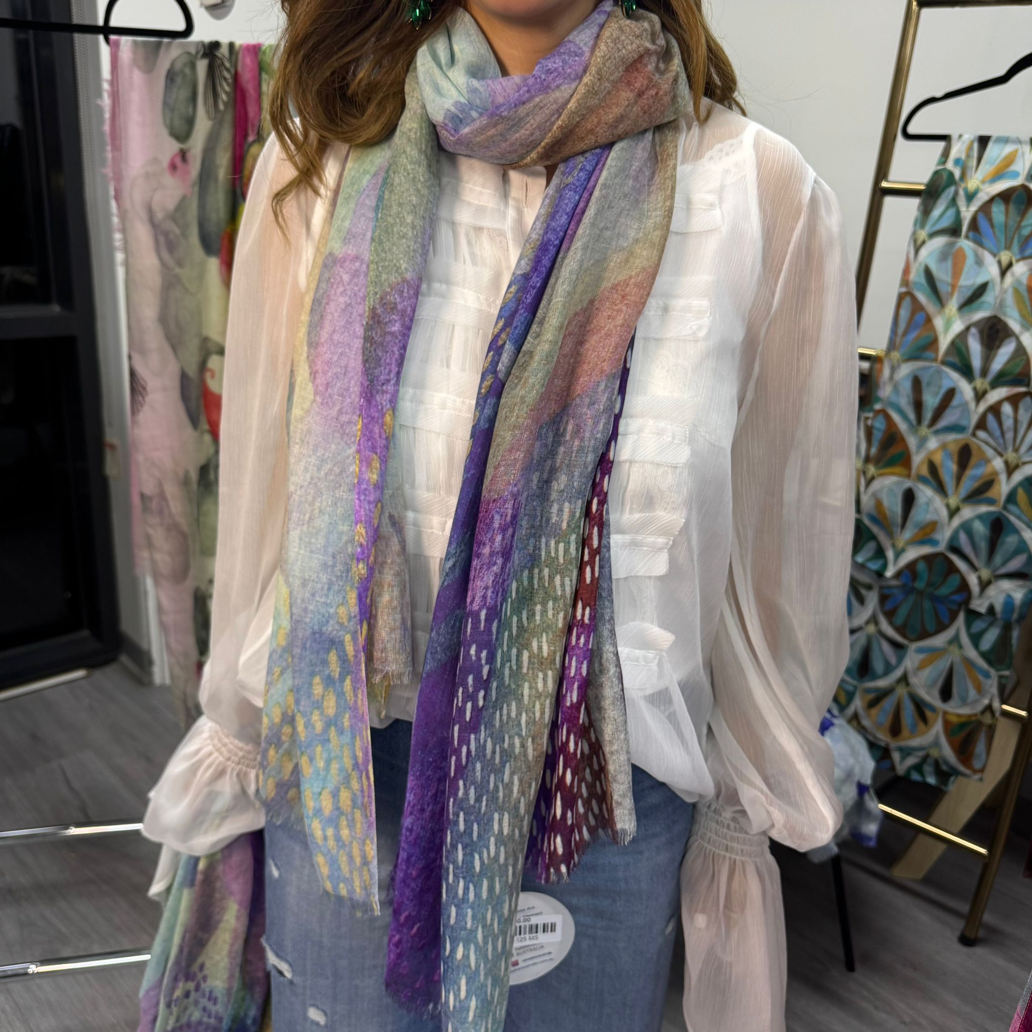 AUS-CCG0317-088 W18-125 MS MOdal Silk 70 x 200cm (A48)