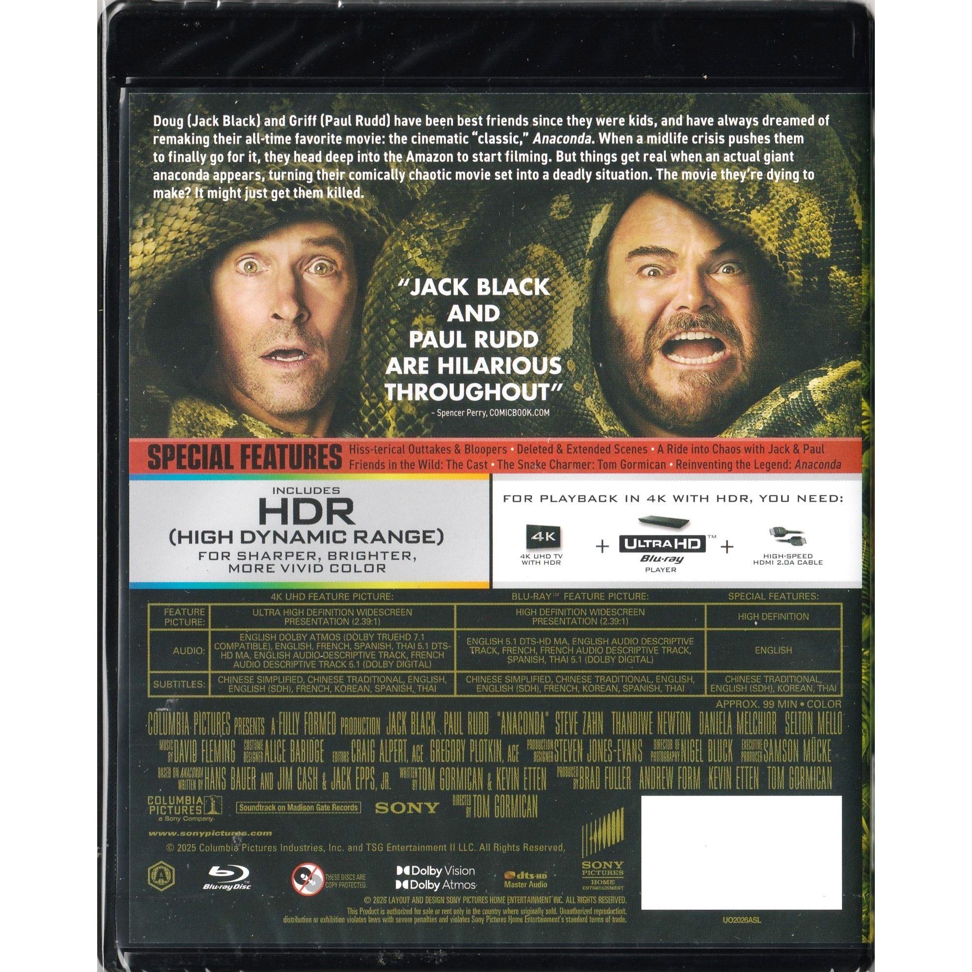 狂蟒之災 (2025) (4K Ultra HD + Blu-ray)