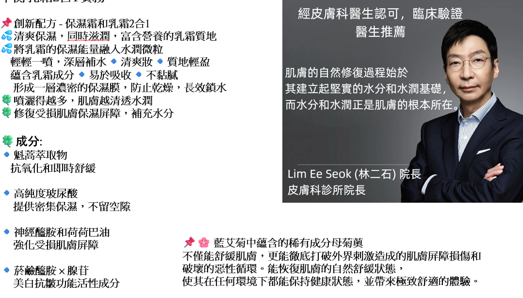 CR260317-R9-Carenology95 RE:BLUE Balancing Cream-In-Mist 120ml (Advanced version) 升級版-(EXP-2029)