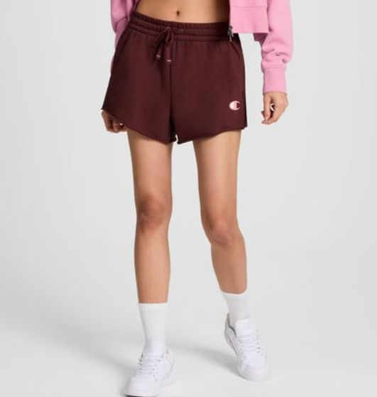 [S] CHAMPION MEDIUM RUBY ICONIC SHORT, CPW253SH02051-MEDIUM RUBY (SZZ939)